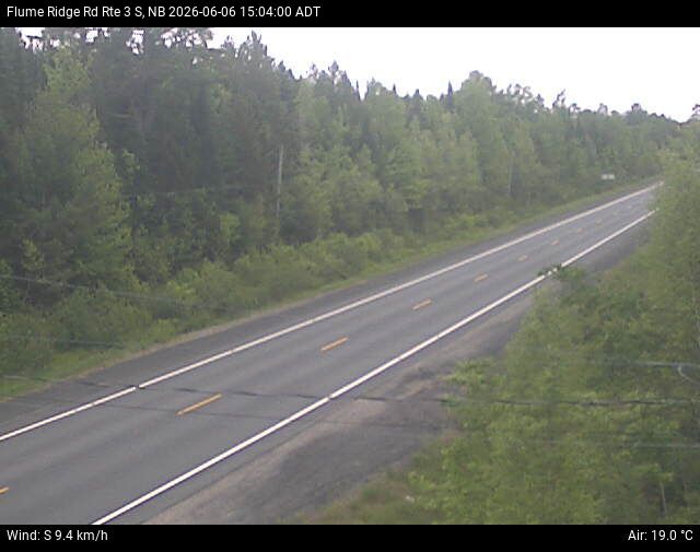 Web Cam image of Flume Ridge (NB Highway 3)