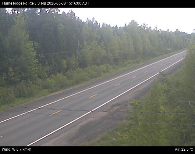 Web Cam image of Flume Ridge (NB Highway 3)
