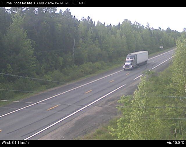 Web Cam image of Flume Ridge (NB Highway 3)