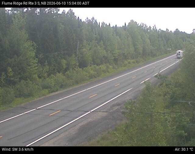 Web Cam image of Flume Ridge (NB Highway 3)
