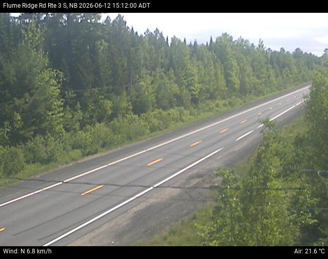 Web Cam image of Flume Ridge (NB Highway 3)