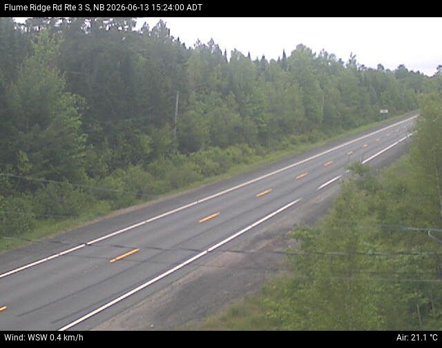 Web Cam image of Flume Ridge (NB Highway 3)