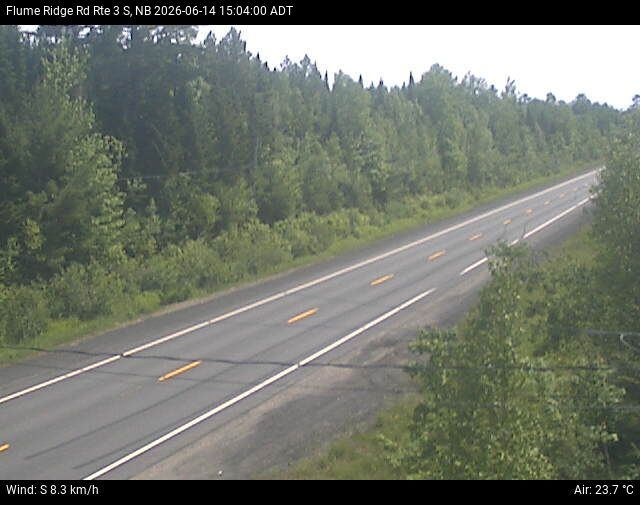Web Cam image of Flume Ridge (NB Highway 3)