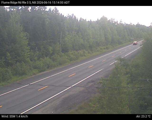 Web Cam image of Flume Ridge (NB Highway 3)