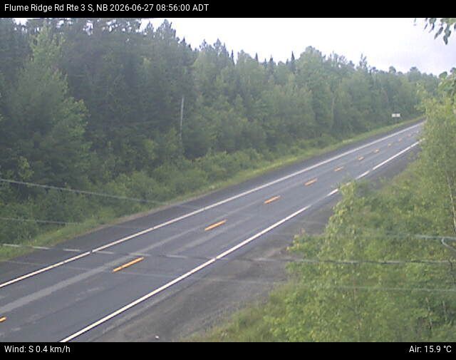 Web Cam image of Flume Ridge (NB Highway 3)