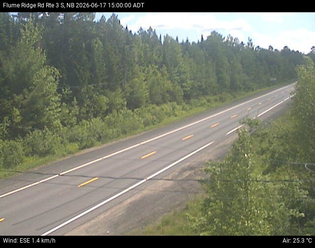 Web Cam image of Flume Ridge (NB Highway 3)