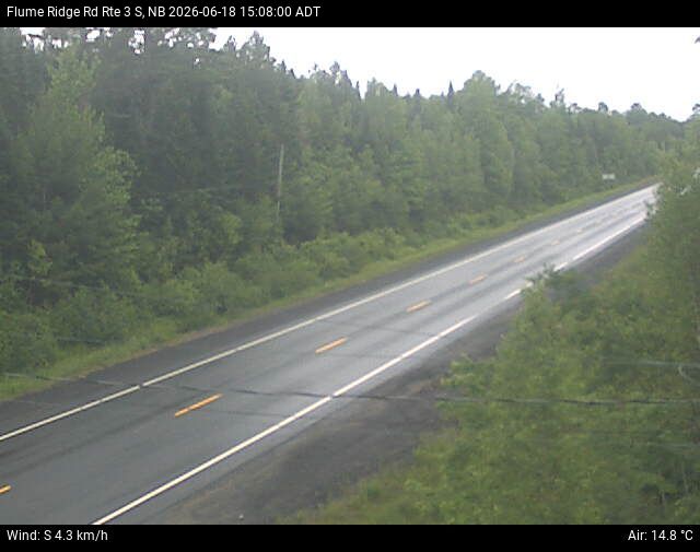 Web Cam image of Flume Ridge (NB Highway 3)