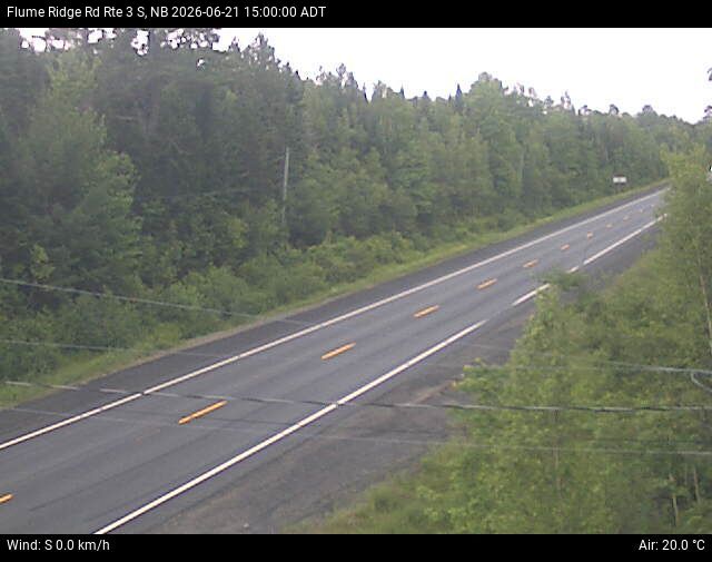 Web Cam image of Flume Ridge (NB Highway 3)