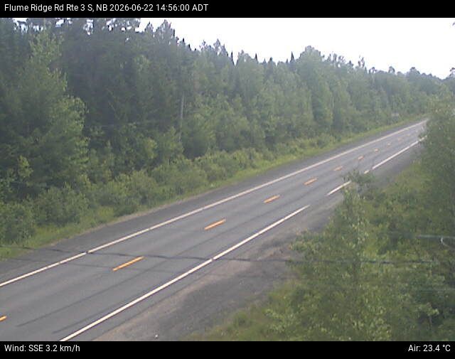 Web Cam image of Flume Ridge (NB Highway 3)