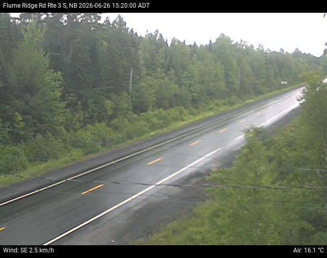 Web Cam image of Flume Ridge (NB Highway 3)