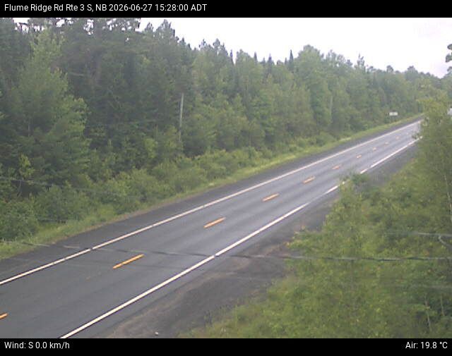 Web Cam image of Flume Ridge (NB Highway 3)