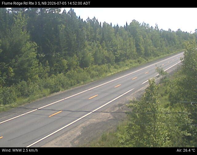 Web Cam image of Flume Ridge (NB Highway 3)