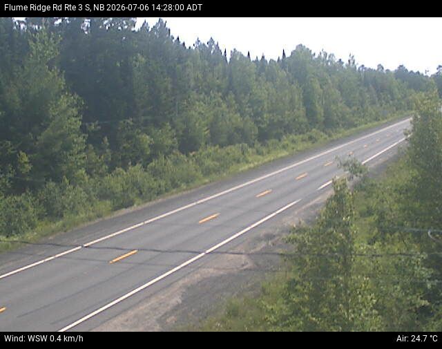 Web Cam image of Flume Ridge (NB Highway 3)
