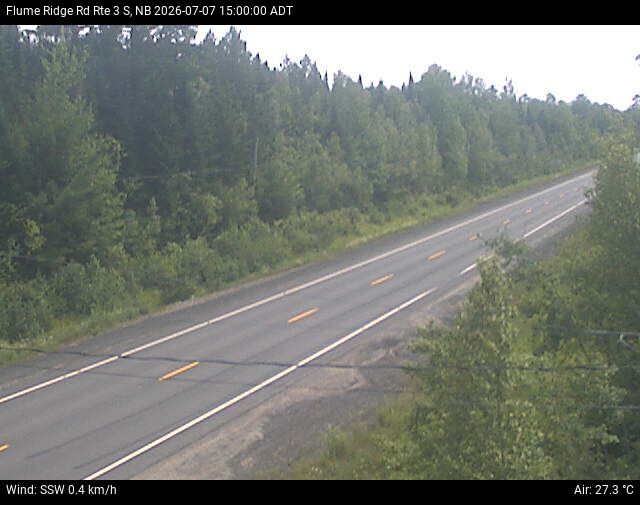 Web Cam image of Flume Ridge (NB Highway 3)