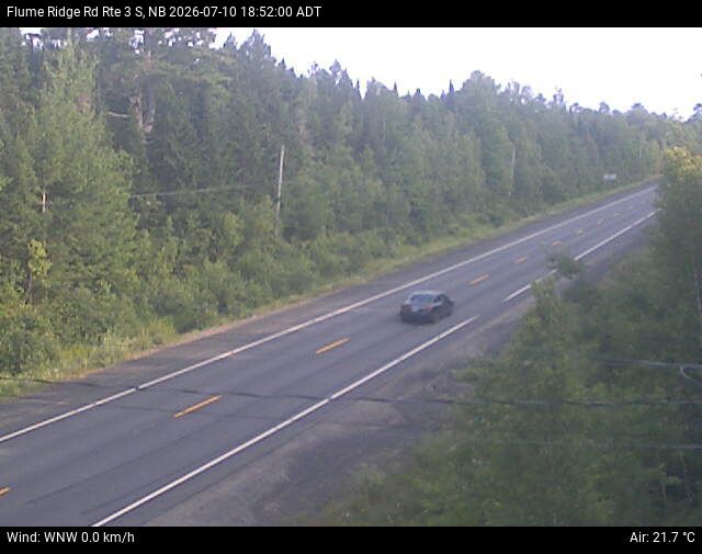 Web Cam image of Flume Ridge (NB Highway 3)