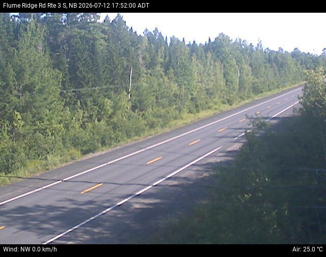 Web Cam image of Flume Ridge (NB Highway 3)