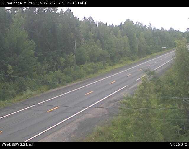 Web Cam image of Flume Ridge (NB Highway 3)