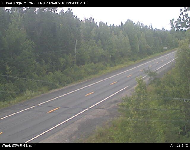 Web Cam image of Flume Ridge (NB Highway 3)