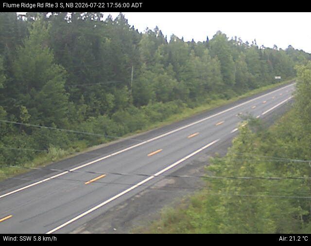 Web Cam image of Flume Ridge (NB Highway 3)