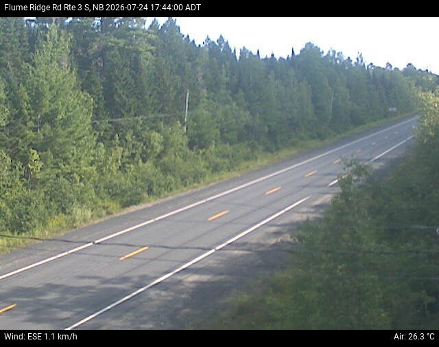 Web Cam image of Flume Ridge (NB Highway 3)