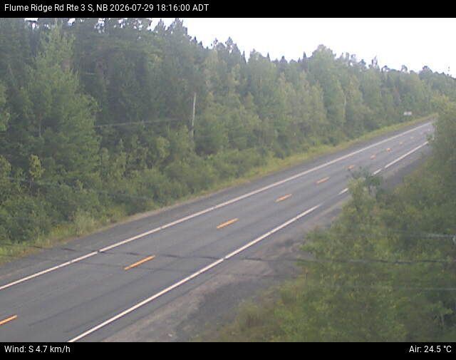 Web Cam image of Flume Ridge (NB Highway 3)