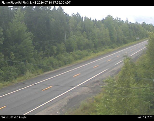 Web Cam image of Flume Ridge (NB Highway 3)
