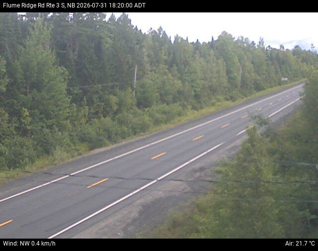 Web Cam image of Flume Ridge (NB Highway 3)