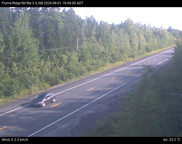 Web Cam image of Flume Ridge (NB Highway 3)