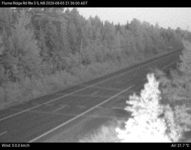 Web Cam image of Flume Ridge (NB Highway 3)