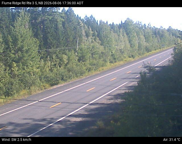 Web Cam image of Flume Ridge (NB Highway 3)