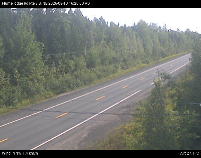Web Cam image of Flume Ridge (NB Highway 3)