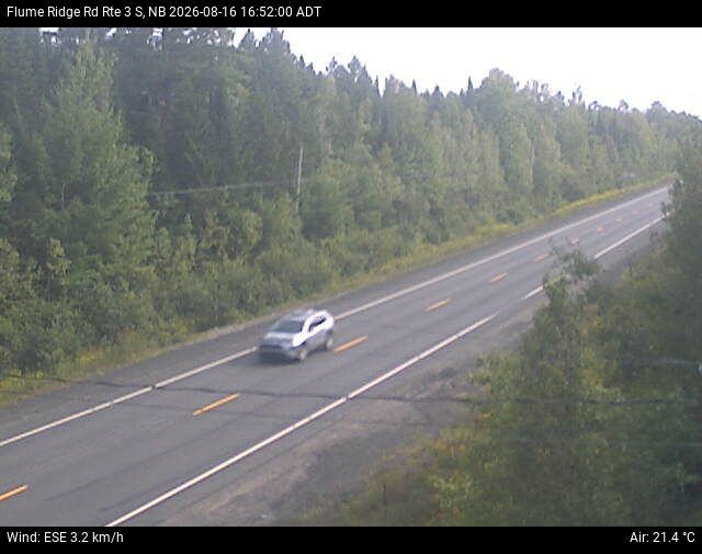 Web Cam image of Flume Ridge (NB Highway 3)