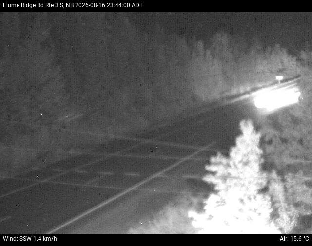 Web Cam image of Flume Ridge (NB Highway 3)