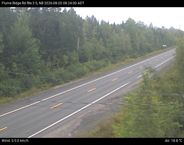 Web Cam image of Flume Ridge (NB Highway 3)