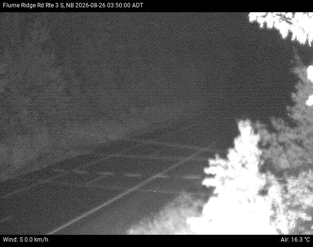 Web Cam image of Flume Ridge (NB Highway 3)