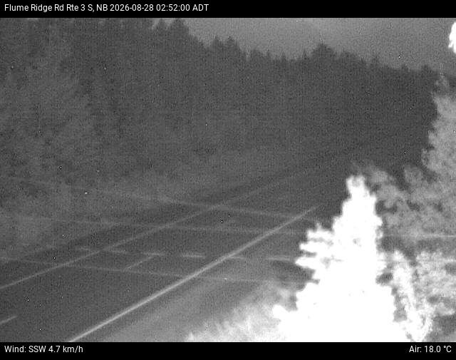 Web Cam image of Flume Ridge (NB Highway 3)