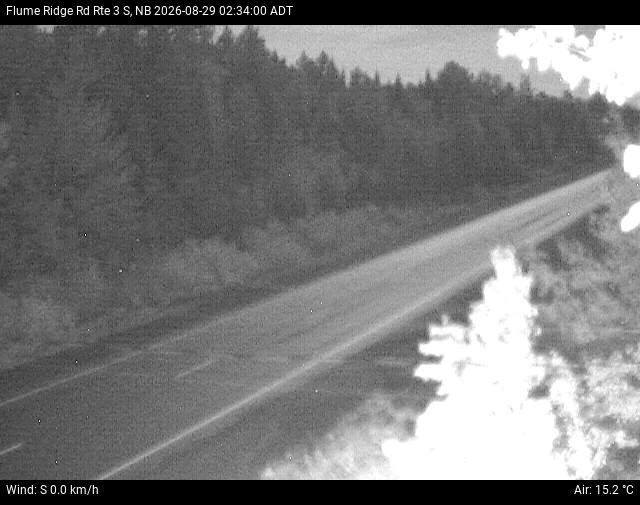 Web Cam image of Flume Ridge (NB Highway 3)