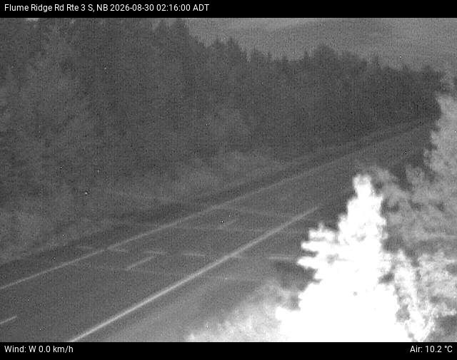 Web Cam image of Flume Ridge (NB Highway 3)