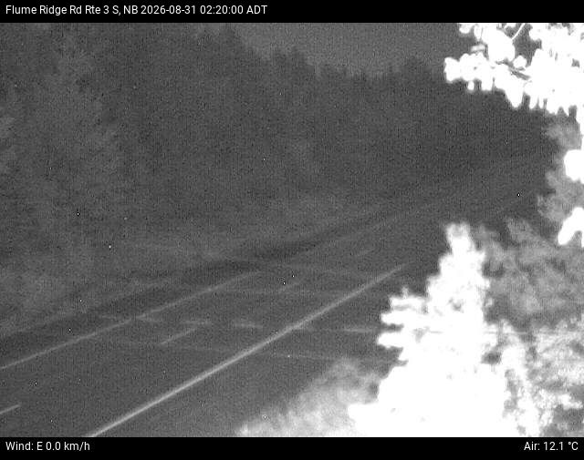 Web Cam image of Flume Ridge (NB Highway 3)