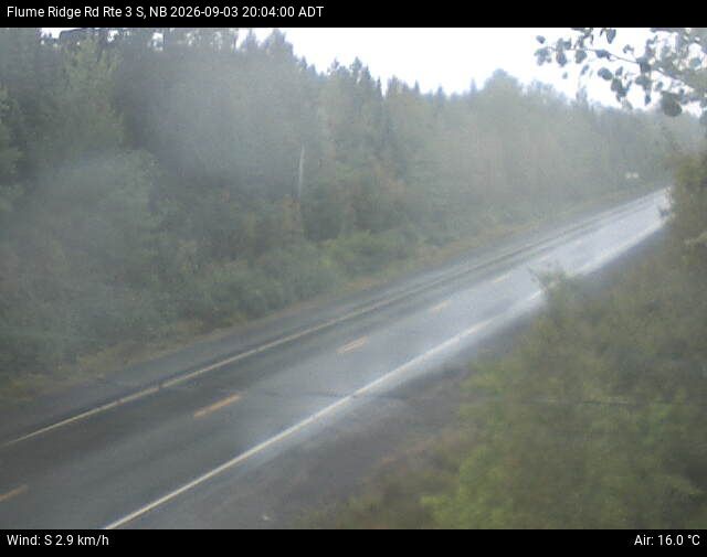 Web Cam image of Flume Ridge (NB Highway 3)