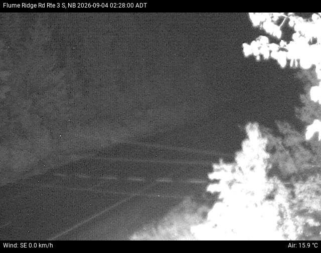Web Cam image of Flume Ridge (NB Highway 3)