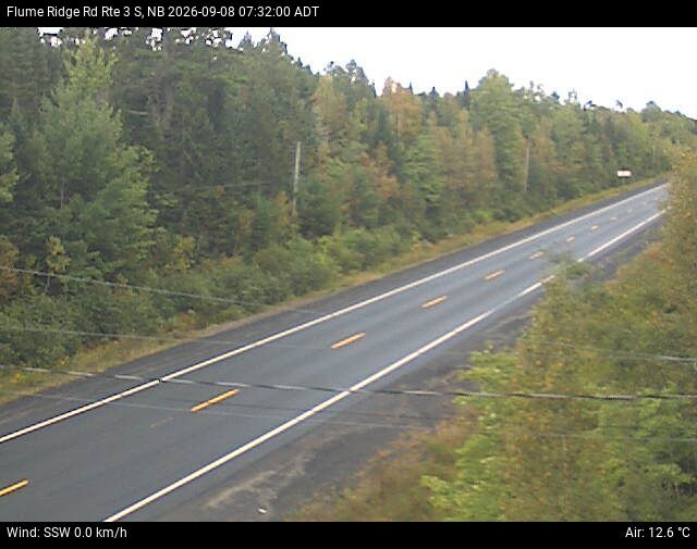 Web Cam image of Flume Ridge (NB Highway 3)