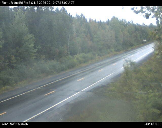 Web Cam image of Flume Ridge (NB Highway 3)