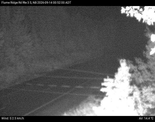 Web Cam image of Flume Ridge (NB Highway 3)