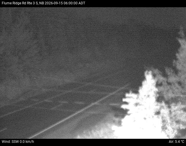 Web Cam image of Flume Ridge (NB Highway 3)