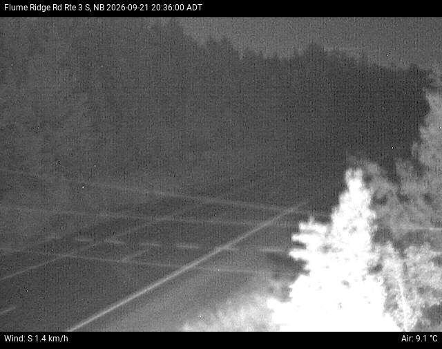 Web Cam image of Flume Ridge (NB Highway 3)