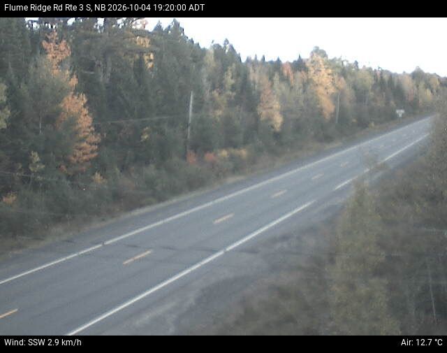 Web Cam image of Flume Ridge (NB Highway 3)