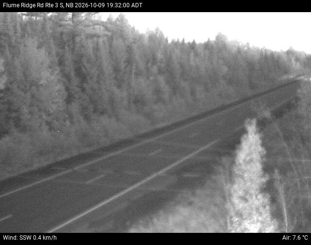 Web Cam image of Flume Ridge (NB Highway 3)