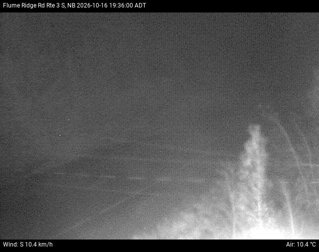 Web Cam image of Flume Ridge (NB Highway 3)