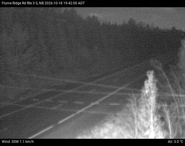 Web Cam image of Flume Ridge (NB Highway 3)